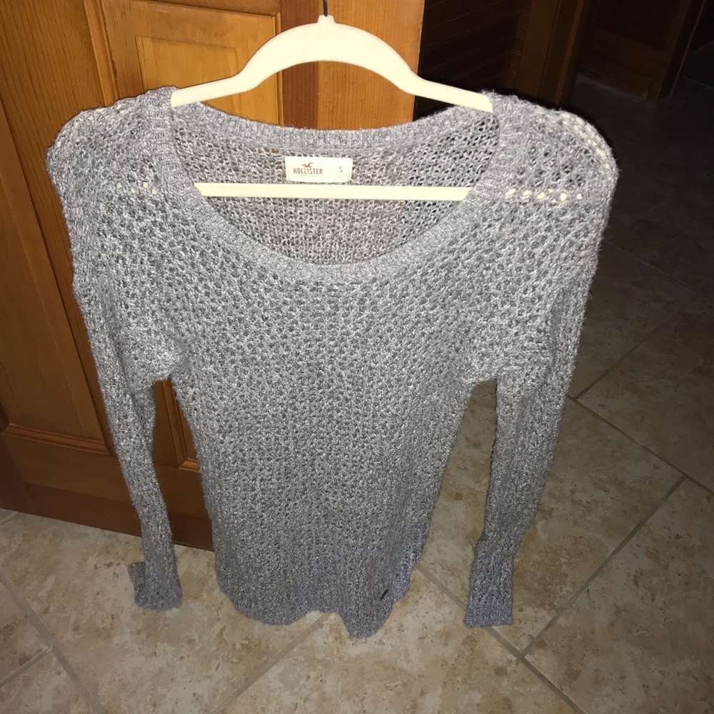 Grey Hollister Sweater